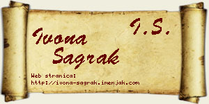Ivona Sagrak vizit kartica